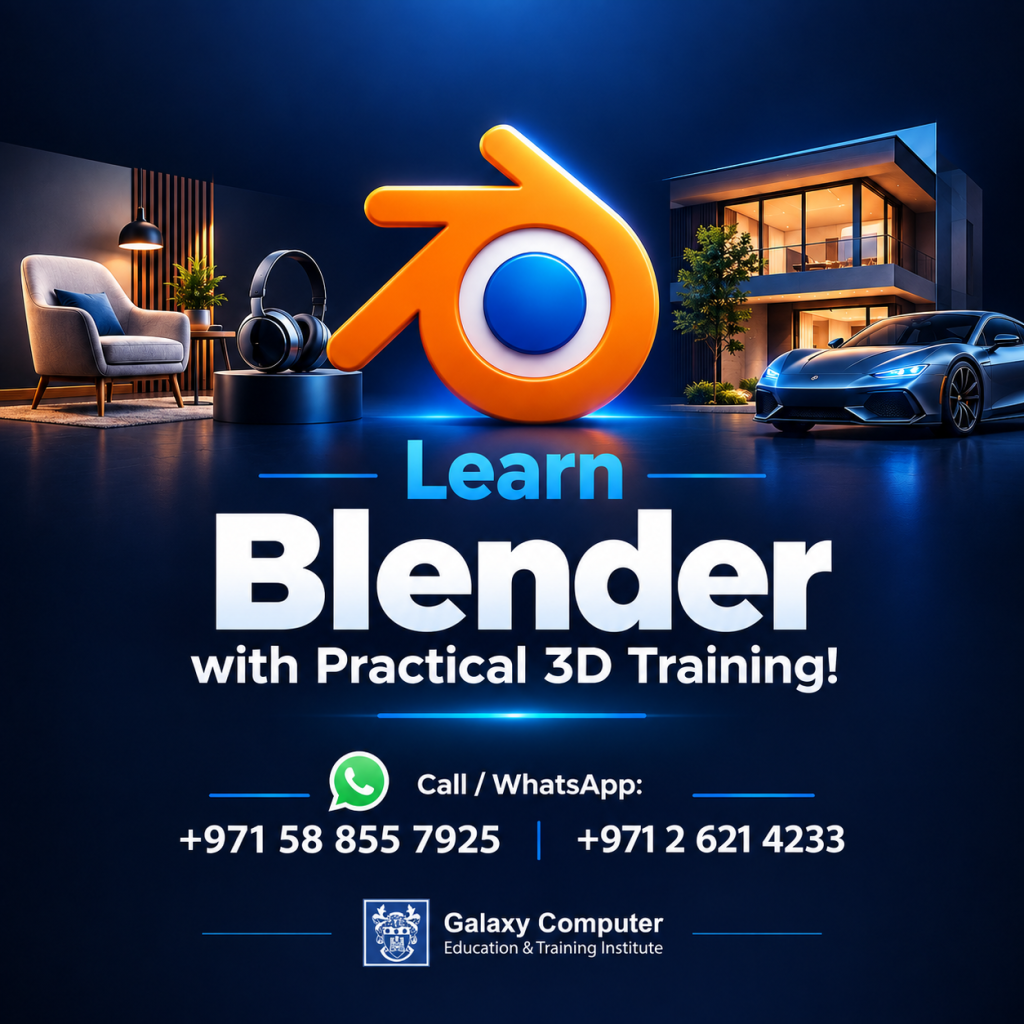 blender course in abu dhabi - learn animatina nd